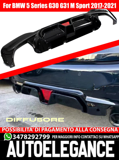 💎DIFFUSER suitable for BMW G30 G31 M Sport 2017-2021 WITH LED LIGHT💎