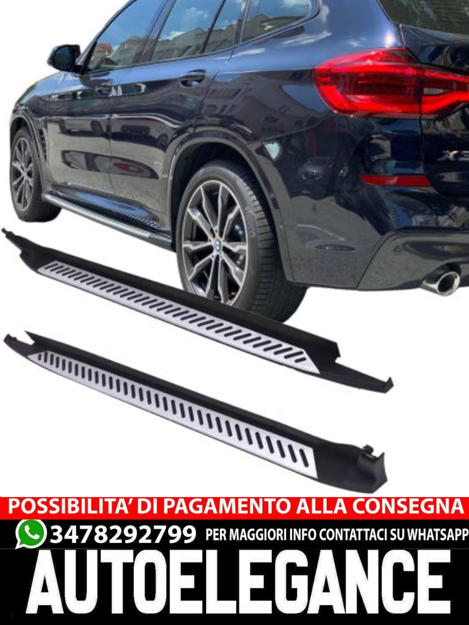 🤩Pedane laterali adatte per BMW X3 G01 X4 G02🤩