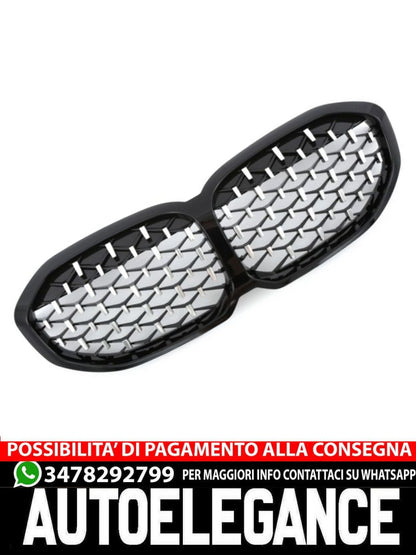 ⭐CHROME DIAMOND RADIATOR GRILLE SUITABLE FOR BMW SERIE 1 F40 F41⭐