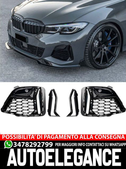 Griglia paraurti adatta per BMW Serie 3 G20 G21 pre-LCI con pacchetto M-Sport 2019-2022