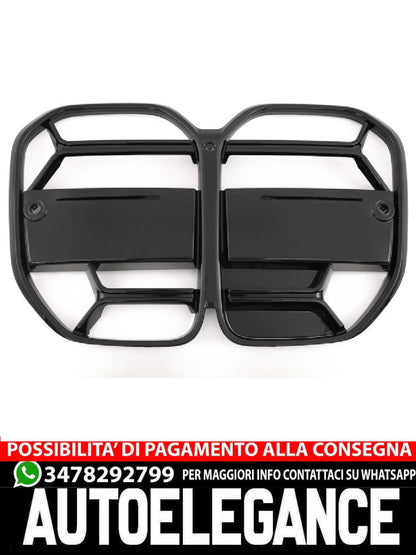 ⭐GRIGLIA SPORTIVA CS NERO OPACO ADATTO PER BMW SERIE 4 G22 G23⭐