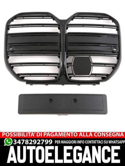 ⭐GRIGLIA SPORTIVA CS NERO OPACO ADATTO PER BMW 4 G26 GRAN COUPE⭐