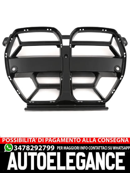✨GRIGLIA SPORTIVA ADATTO PER BMW 3 M3 G80 G81 SERIE 4 M4 G82 G83 NERO LUCIDO✨