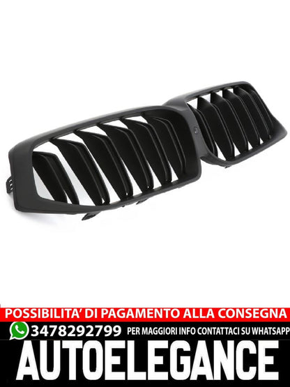 ✨MATT BLACK DOUBLE BRIDGE SPORT GRILLE FOR BMW 6 SERIES G32 LCI✨
