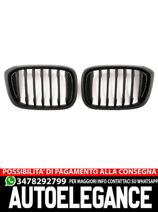 ✨GRIGLIA ANTERIORE NERO LUCIDO ADATTO PER BMW X3 X4 G01 G02 LCI ✨