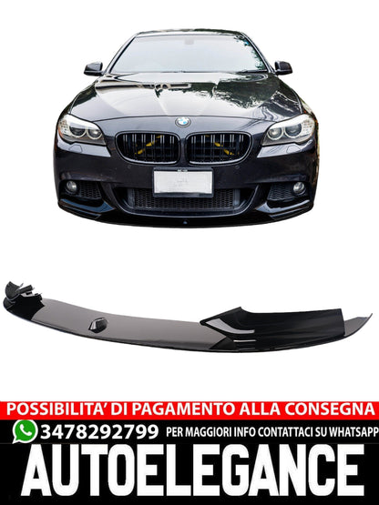 ⭐BLACK front SPLITTER SUITABLE for BMW 5 Series F10 F11⭐