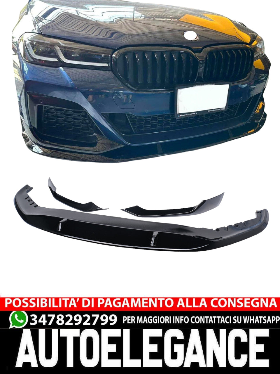 ⭐Spoiler sul tetto V.2 ADATTO PER BMW Serie 5 G30 G31 LCI⭐