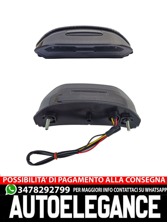 ⭐HORIZON Universal Colorful Smoke LED Motorcycle Tail Light with E-Mark⭐