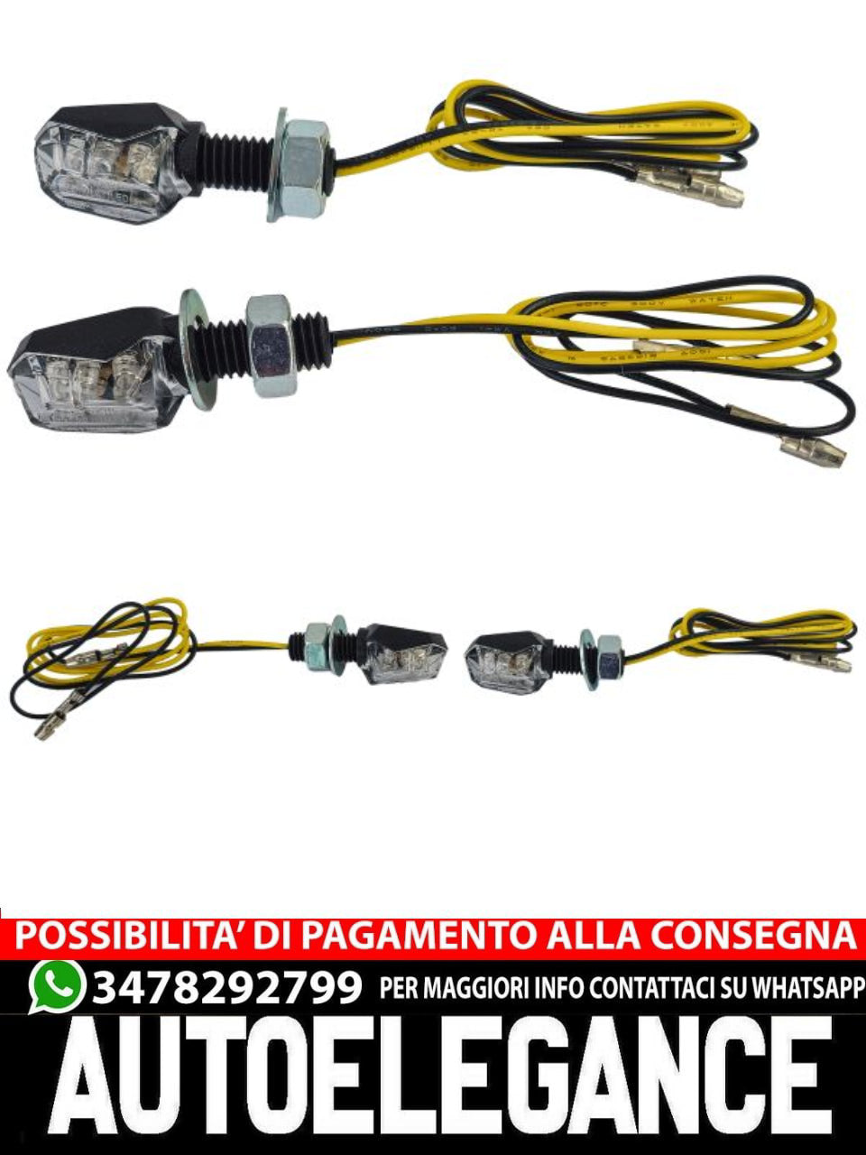 ⭐OBSIDIA Universal Clear Glass Halogen Turn Signal Light Set⭐