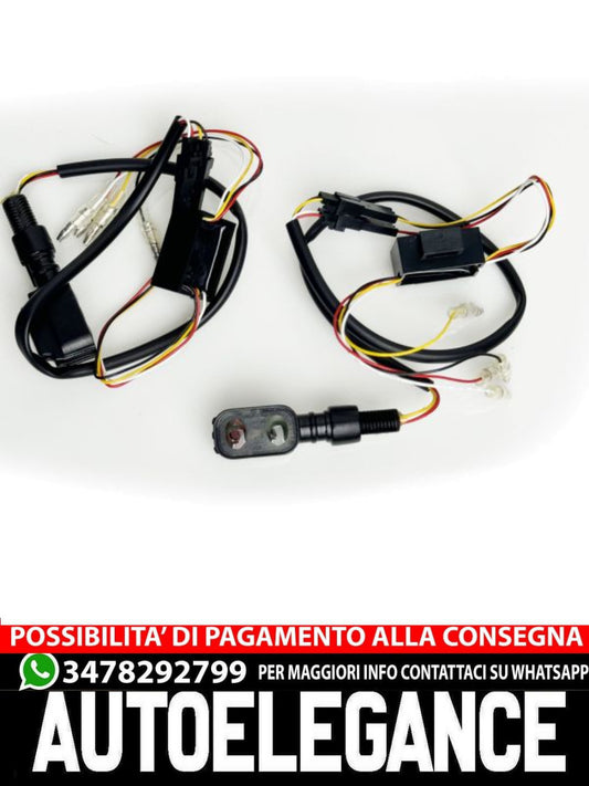 ⭐Set di indicatori di direzione/luci posteriori a LED universali per moto DUAL 2