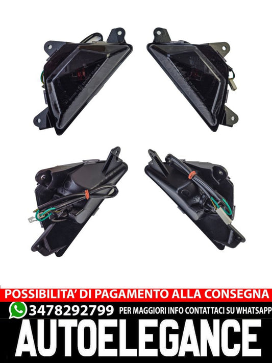 ⭐Smoke Motorcycle Fairing Turn Signal Light Set For Kawasaki Ninja ZX6