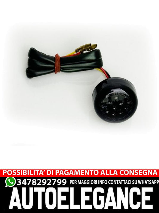 ⭐DISC SMOKE Universal Motorcycle LED Rear Light with E-Mark