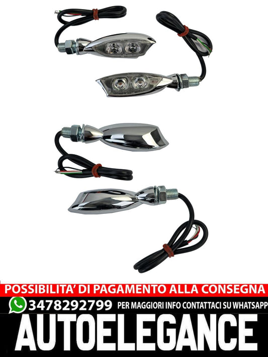 ⭐Set of LED Clear Glass Turn Signal Rear Lights