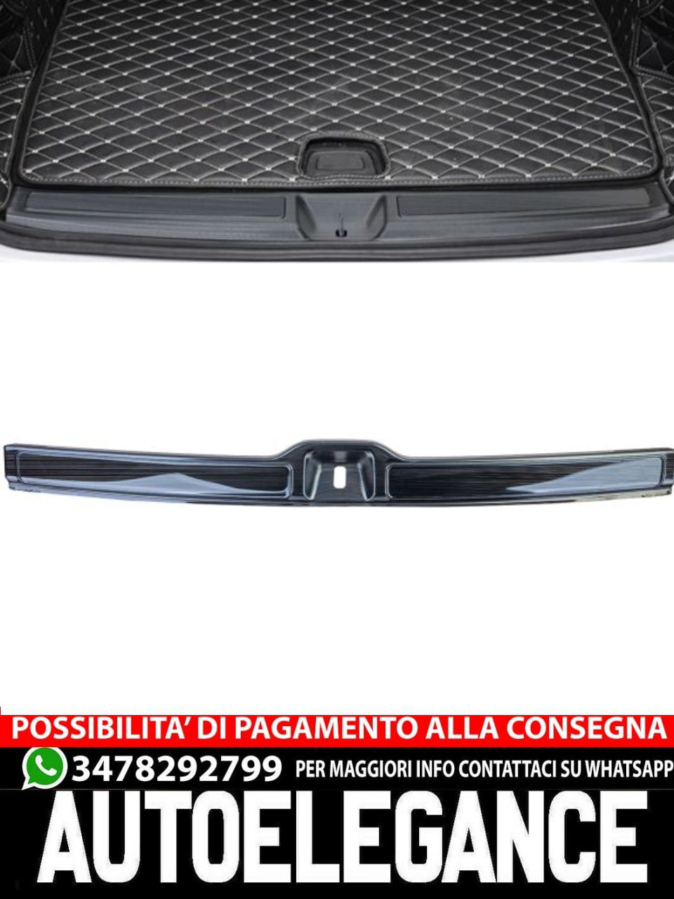 ⭐Protezione paraurti in acciaio inox paraurti interno nero per Mercedes GLC X253