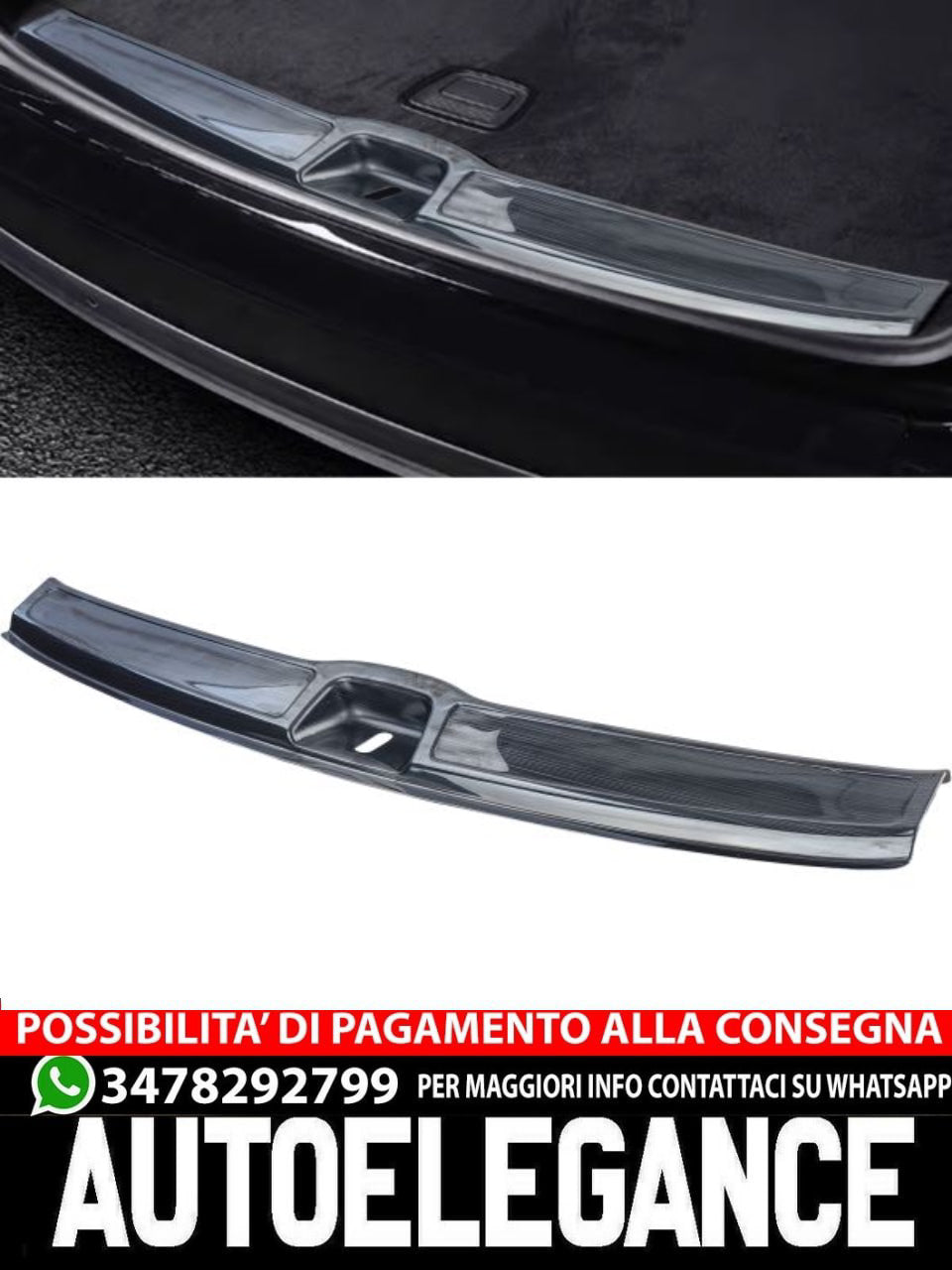 Stainless Steel Black Exterior Bumper Protector Suitable for BMW 5 Series G30 G31