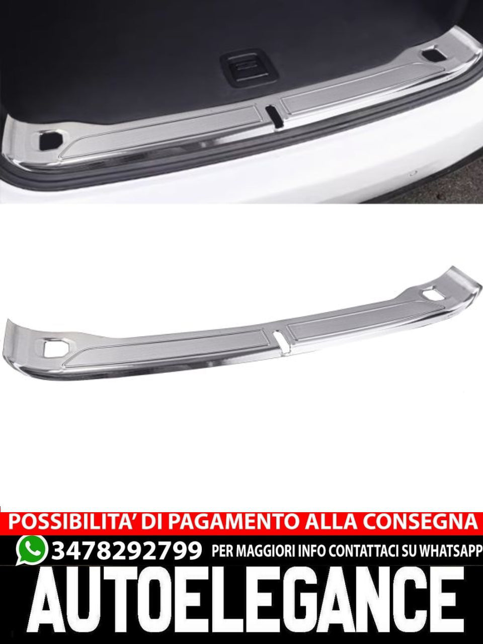 💎Stainless steel bumper protector interior protection suitable for BMW X3 G01