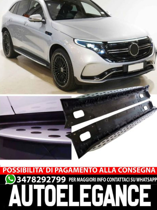 💎Aluminum running boards with anti-slip rubber suitable for Mercedes EQC SUV💎