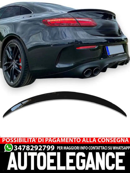 GLOSS BLACK REAR SPOILER for Mercedes C238 E-Class Coupe 2016-2022