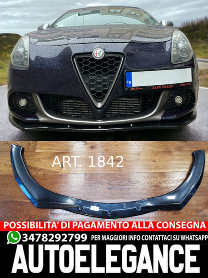 ⭐SPLITTER SUITABLE FOR ALFA ROMEO GIULIETTA 2010-2020 GLOSSY BLACK⭐ 