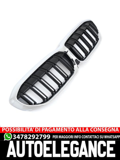✨GRIGLIA NERA LUCIDA ADATTO PER BMW SERIE 3 G20 G21 PRE-LCI✨