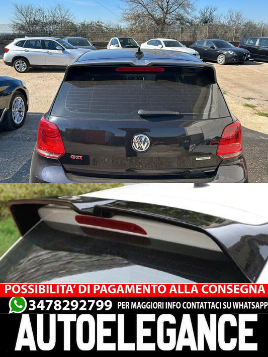 ALETTONE GTI SPOILER POSTERIORE SUL TETTO PER VW POLO 6R 6C 2009-2017 ABS /ART. 0251