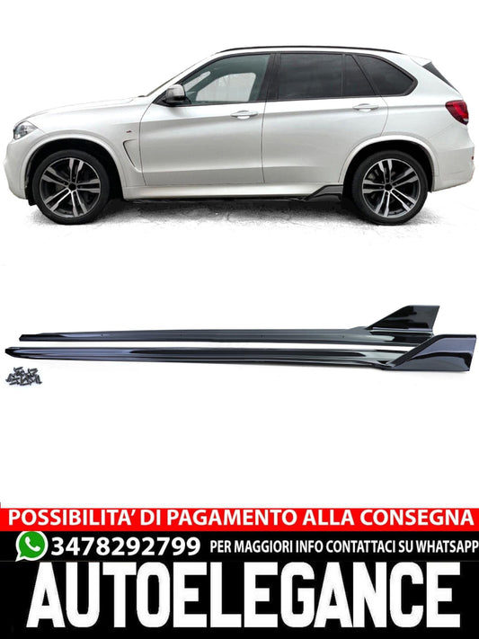 Side skirt attachment Gloss Black suitable for BMW X5 F15 13-18