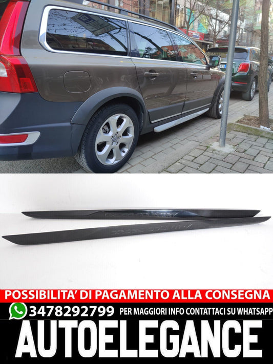 SIDE SKIRTS VOLVO XC70 2007-2015 SPORTY LOOK UNDER DOOR SPOILER