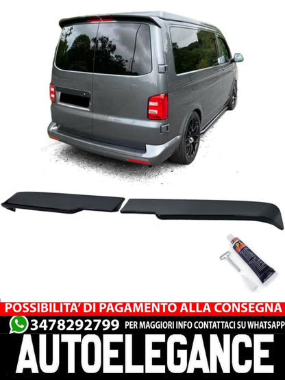 Spoiler sul tetto Spoiler posteriore con ABE nero lucido per VW Bus T6 T6.1