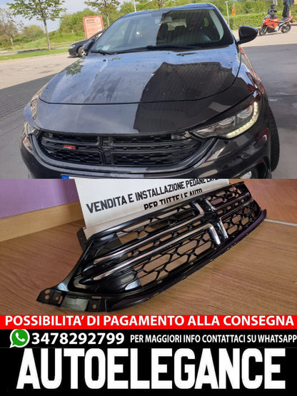 GRIGLIA MASCHERINA CALANDRA ANTERIORE ADATTO PER FIAT TIPO EDGEA LOOK DODGE