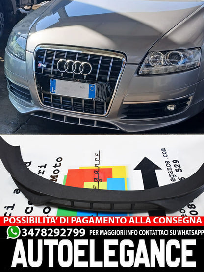 AUDI A6 4F 2004-2008 SPOILER ANTERIORE SOTTO PARAURTI LOOK S-LINE S6