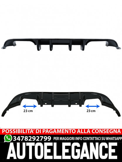 💎Rear Bumper Air Diffuser Fit For VW Golf 7.5 2017-2019 R Look💎