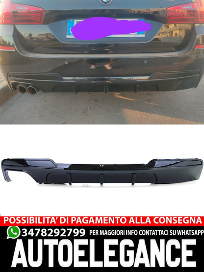 Diffusore posteriore Performance Nero lucido adatto per BMW Serie 5 F10 F11 520