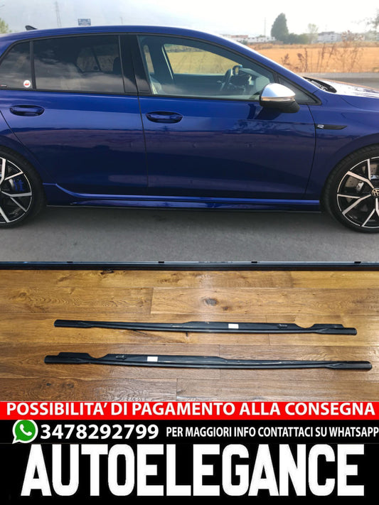 UNDER SKIRTS SUITABLE FOR GOLF 8 2020+ R GLOSSY BLACK