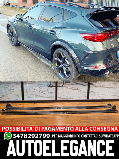 ✨UNDER SKIRTS SUITABLE FOR CUPRA FORMENTOR 2020+ RS GLOSSY BLACK✨