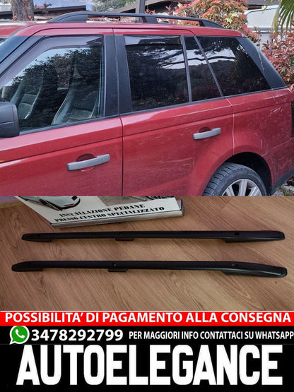 💎RANGE ROVER SPORT 2005-2013 BARRE SUL TETTO MANCORRENTI NERI PORTAPACCHI💎
