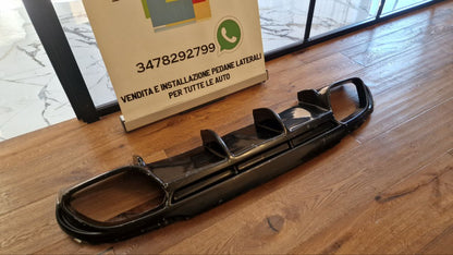 ART. 0345 DIFFUSORE ALFA ROMEO  GIULIA 2016-2021 NERO LUCIDO