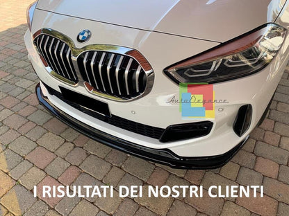 0726✨SPLITTER ADATTO PER  BMW SERIE 1 F40  MSPORT LOOK NERO LUCIDO DESIGN SPORT✨
