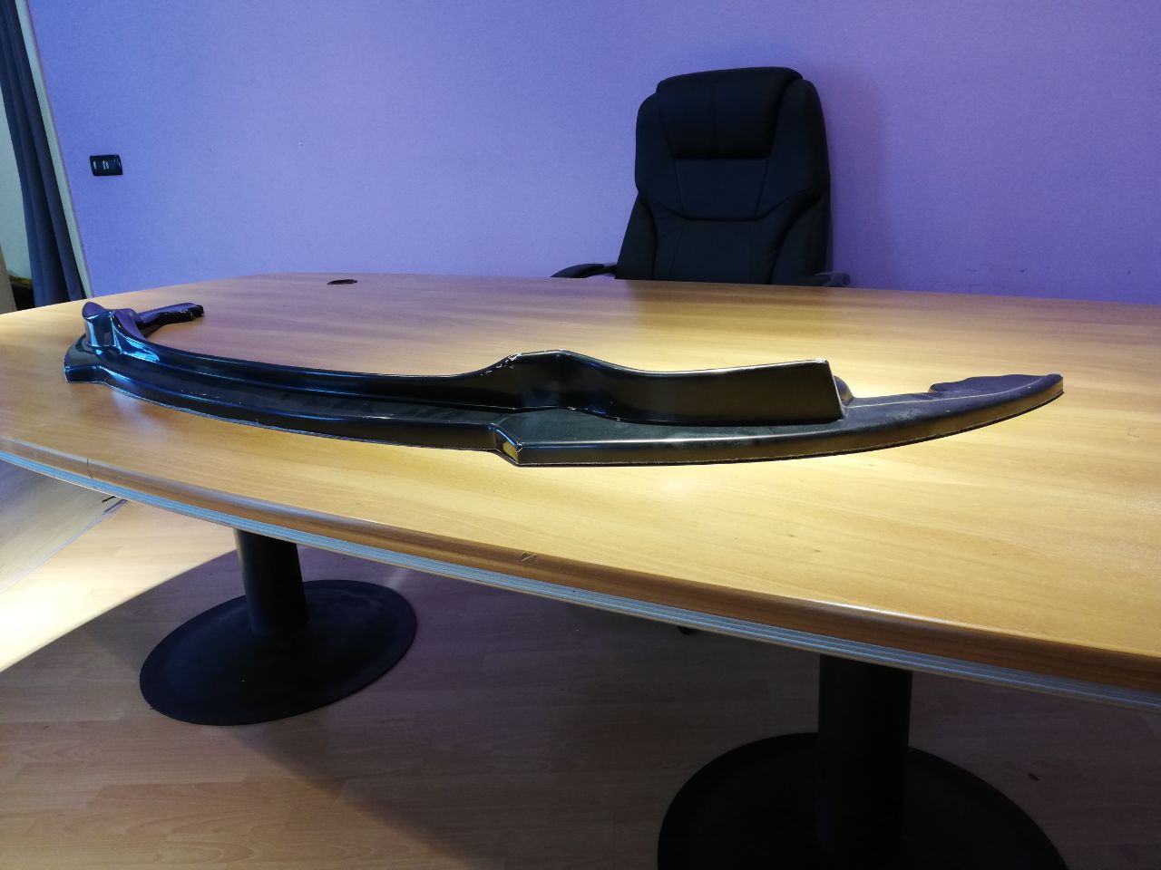 ART. 1396 SPLITTER BMW SERIE 3 E92 E93 2010-2013 MSPORT NERO LUCIDO