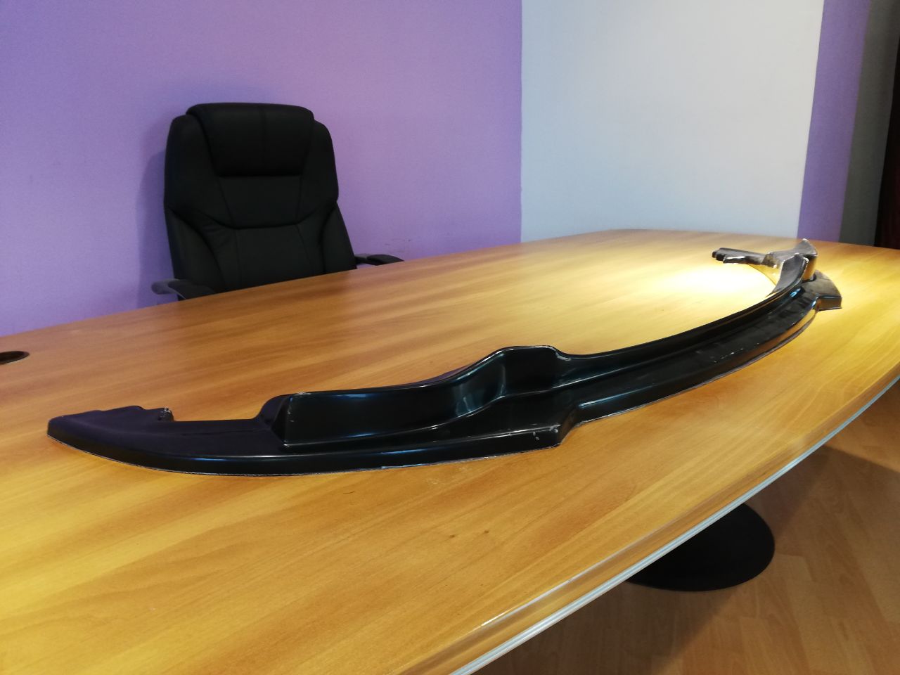 ART. 1396 SPLITTER BMW SERIE 3 E92 E93 2010-2013 MSPORT NERO LUCIDO