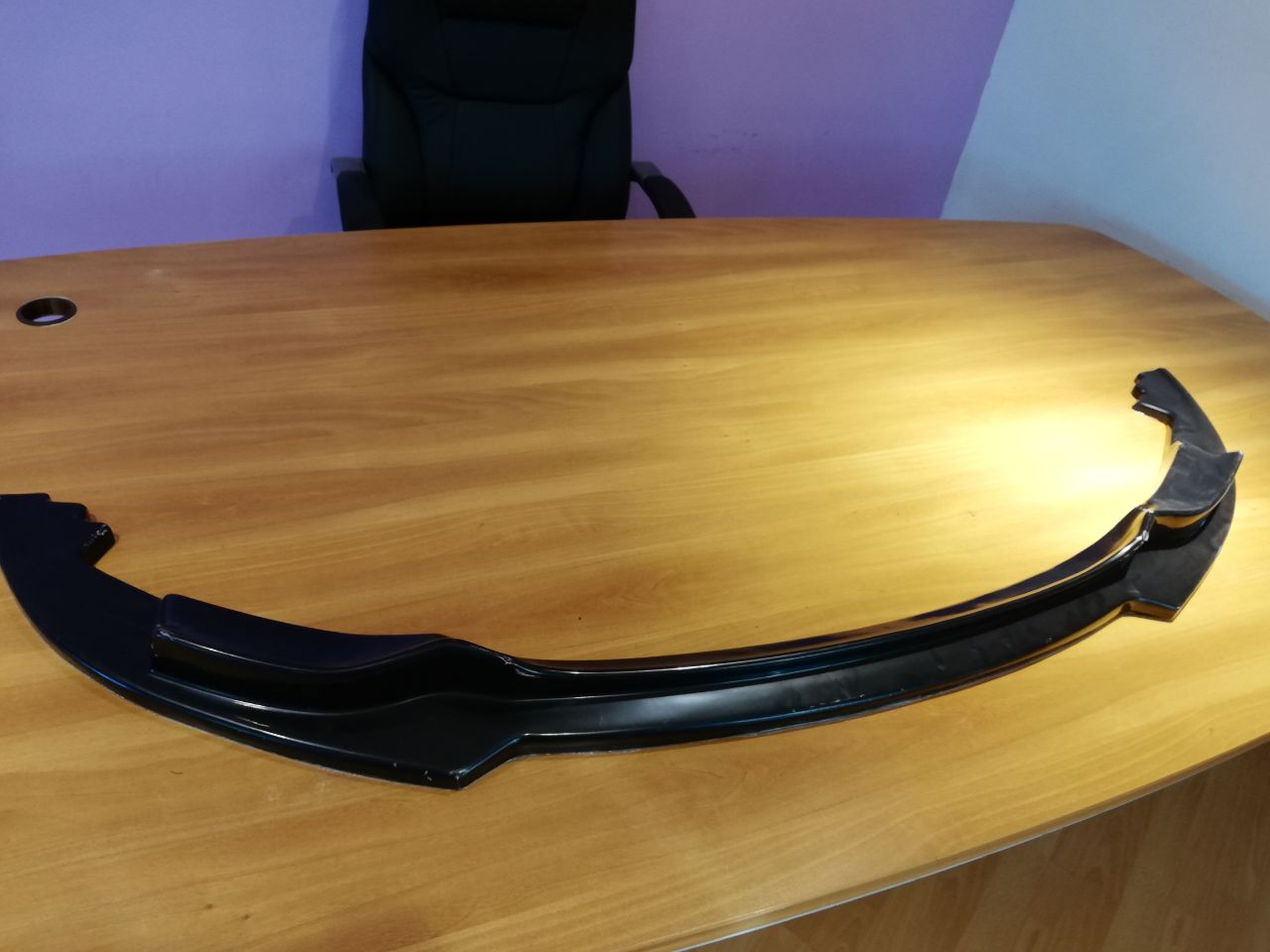 ART. 1396 SPLITTER BMW SERIE 3 E92 E93 2010-2013 MSPORT NERO LUCIDO