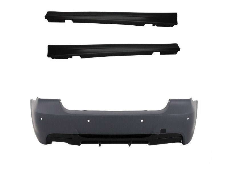 REAR BUMPER + SIDE SKIRTS FOR 3 SERIES E90 2004-2008 LOOK MTECH MSPORT