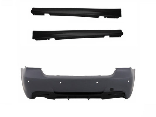REAR BUMPER + SIDE SKIRTS FOR 3 SERIES E90 2004-2008 LOOK MTECH MSPORT