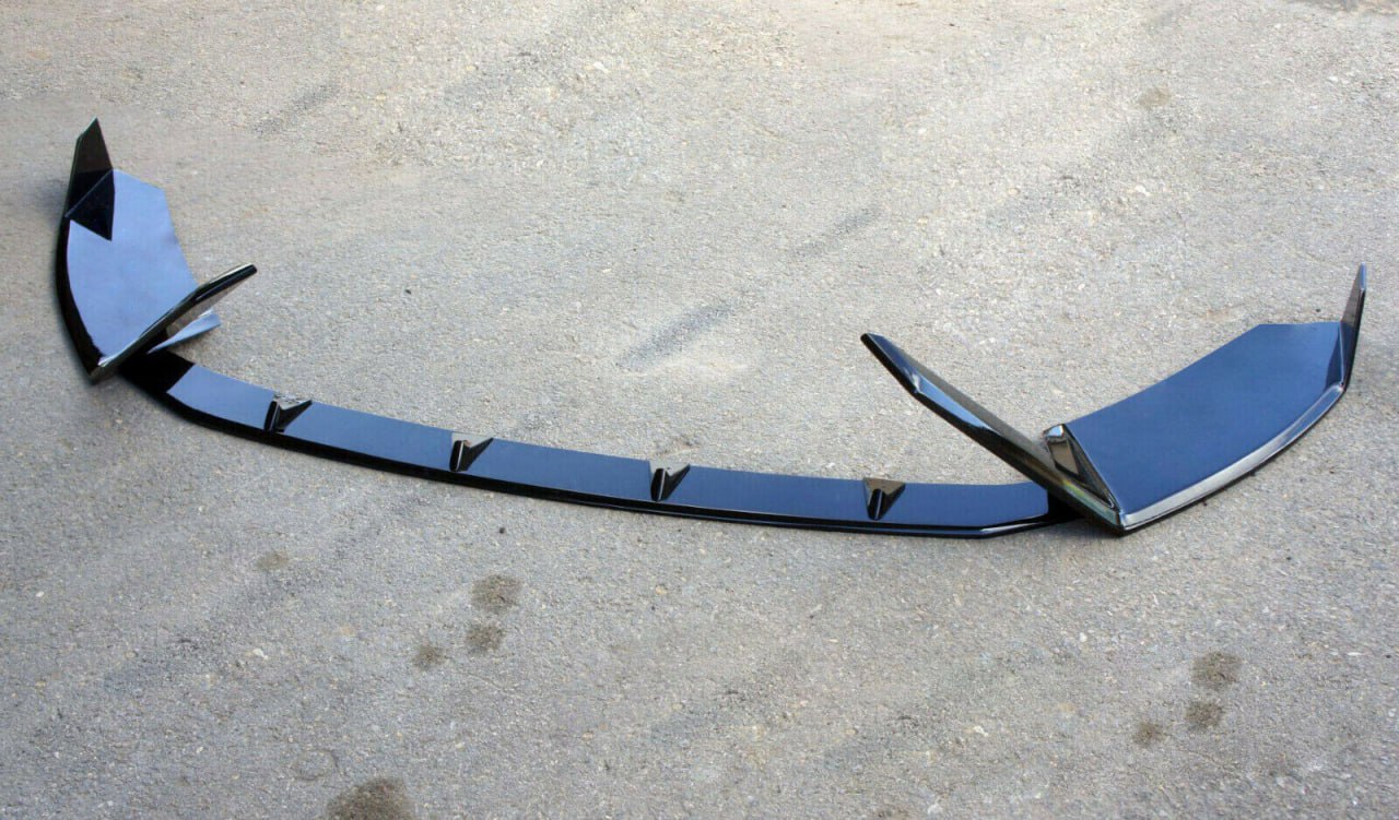 ART. 0031 SPLITTER  SEAT  IBIZA 6J FR 2017+ NERO LUCIDO (3 PEZZI)