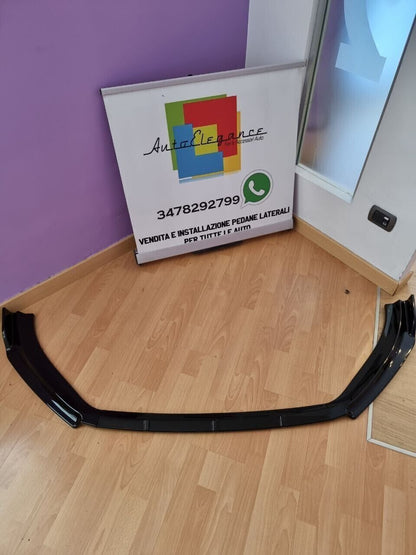 ART. 0551 SPLITTER  PEUGEOT  308 II NERO LUCIDO (3 pezzi)