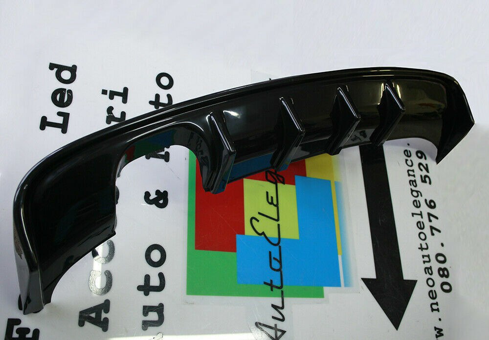 ART. 0062 DIFFUSORE AUDI A3 8P 2008-2012 3/5 PORTE LOOK RS3 NERO LUCIDO