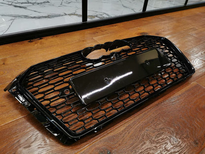 ART. 0197 GRIGLIA A4 B9 2015-2019 LOOK RS4 NERO LUCIDO