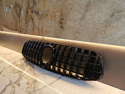 ART. 1318 GRIGLIA MERCEDES GLC X253 C253 19-22 AMG LIFT LOOK GT NERO LUCIDO