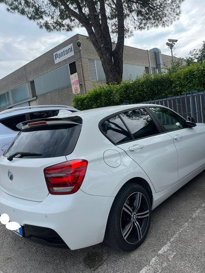 SPOILER POSTERIORE SUL TETTO BMW SERIE 1 F20 F21 2011-2019 NERO LUCIDO