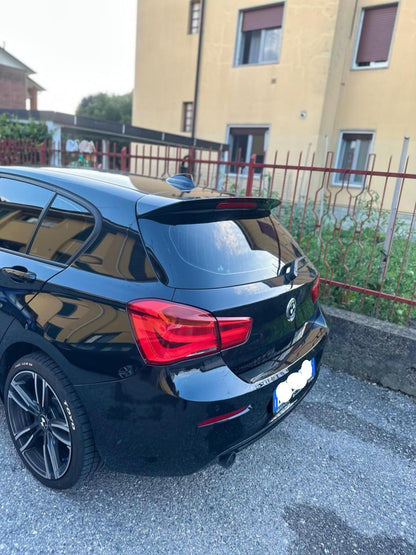 SPOILER POSTERIORE SUL TETTO BMW SERIE 1 F20 F21 2011-2019 NERO LUCIDO