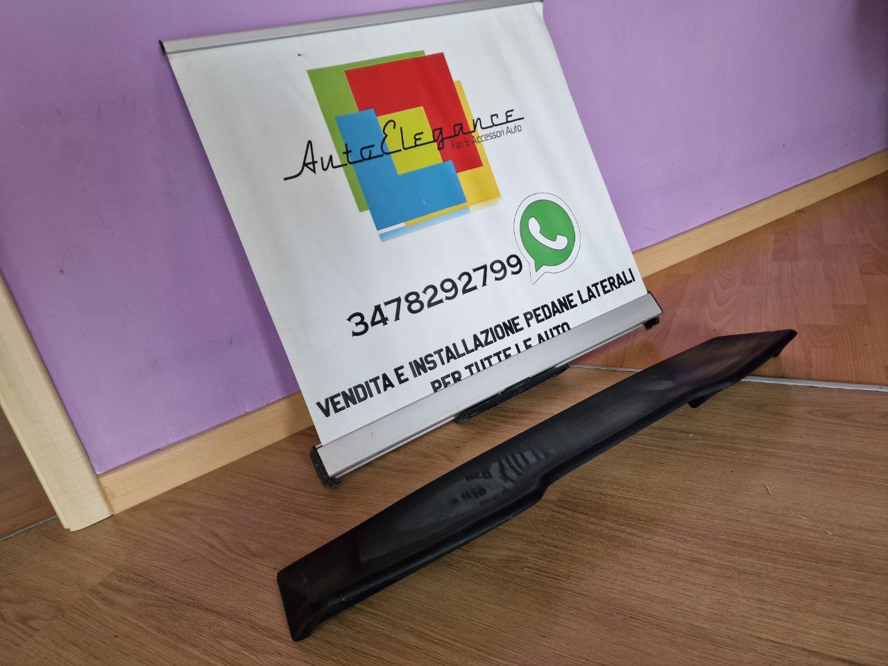 ART. 0419 SPOILER AUDI A3 8P 2004-2012 5D SPORTBACK LOOK RS3 GREZZO